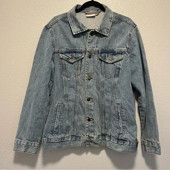 Nickelodeon 90s Kid Denim Jacket Adult Medium Jean Jacket Gift Y2K Classic - Picture 2 of 7